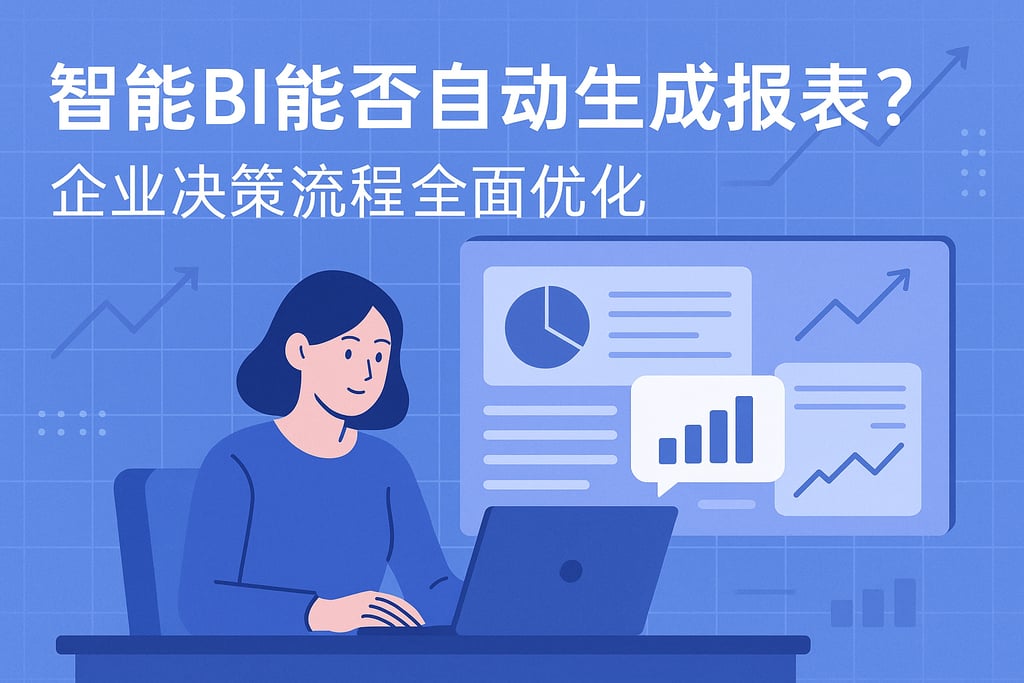 智能BI能否自动生成报表？企业决策流程全面优化