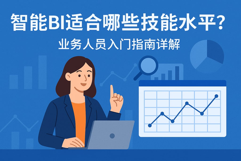 智能BI适合哪些技能水平？业务人员入门指南详解