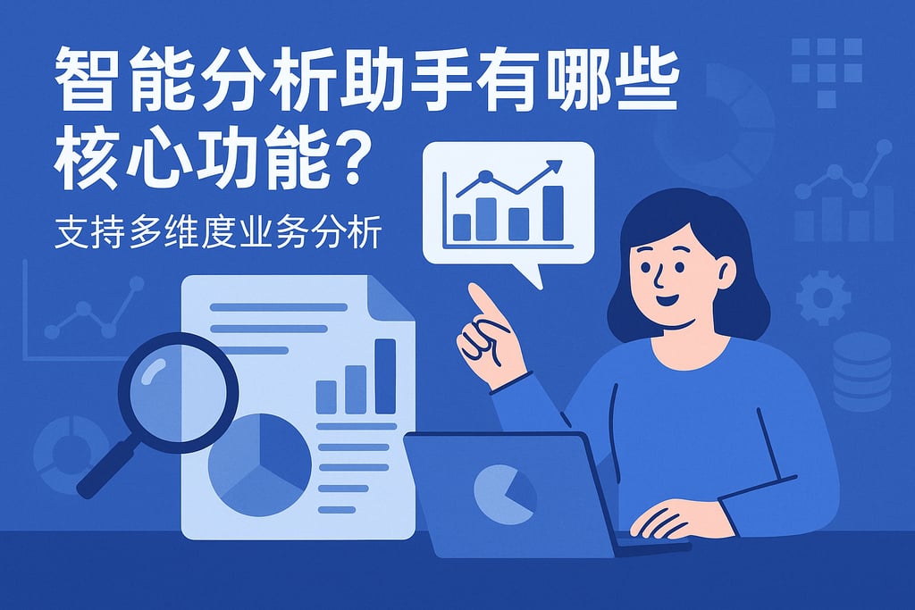智能分析助手有哪些核心功能？支持多维度业务分析