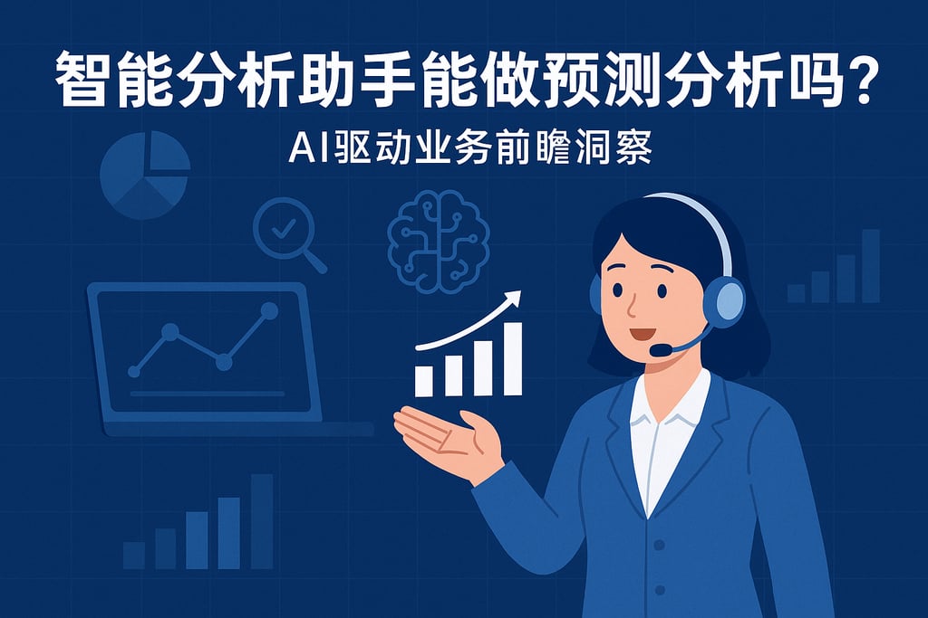 智能分析助手能做预测分析吗？AI驱动业务前瞻洞察