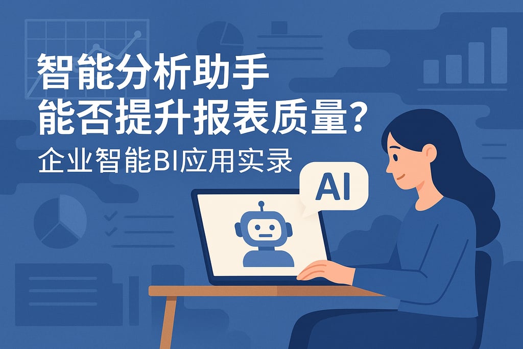 智能分析助手能否提升报表质量？企业智能BI应用实录