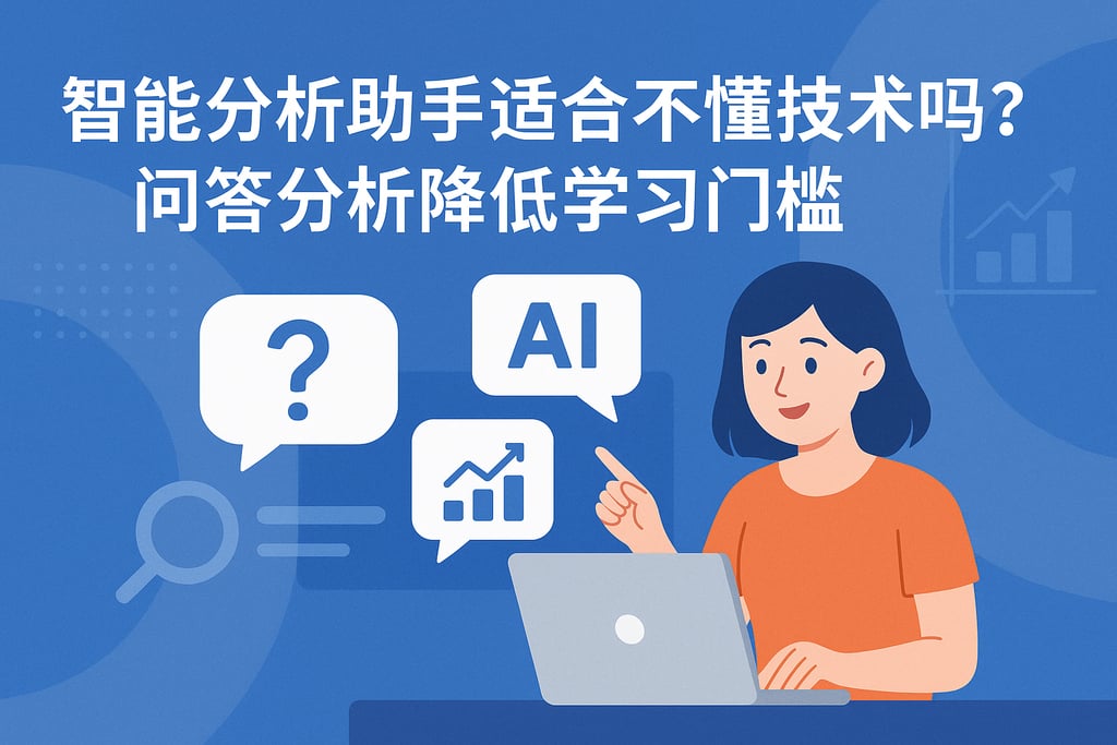 智能分析助手适合不懂技术吗？问答分析降低学习门槛