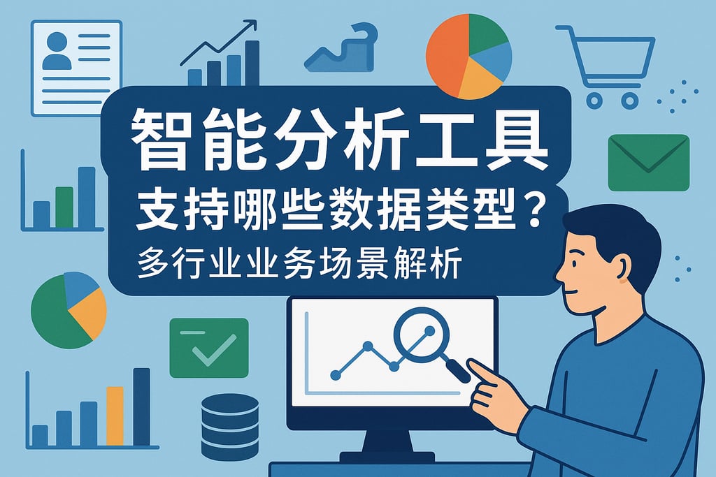 智能分析工具支持哪些数据类型？多行业业务场景解析