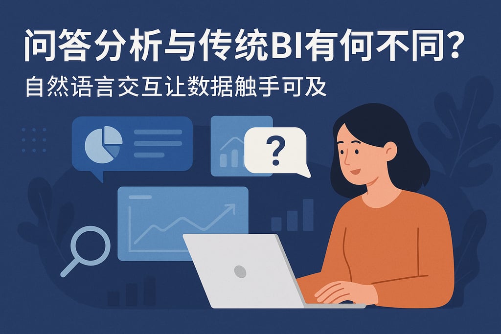 问答分析与传统BI有何不同？自然语言交互让数据触手可及