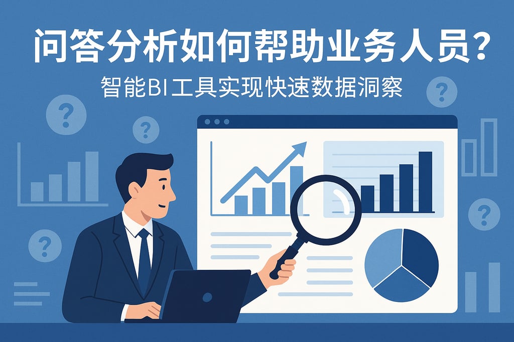 问答分析如何帮助业务人员？智能BI工具实现快速数据洞察