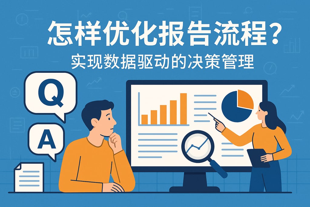 问答分析怎样优化报告流程？实现数据驱动的决策管理