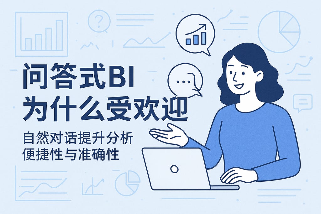 问答式BI为什么受欢迎？自然对话提升分析便捷性与准确性