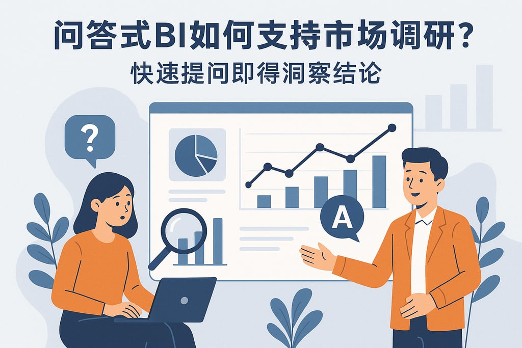 问答式BI如何支持市场调研？快速提问即得洞察结论