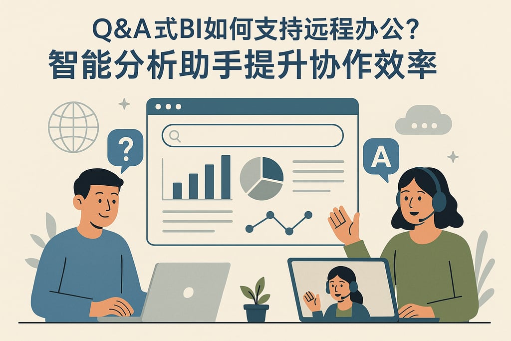 问答式BI如何支持远程办公？智能分析助手提升协作效率