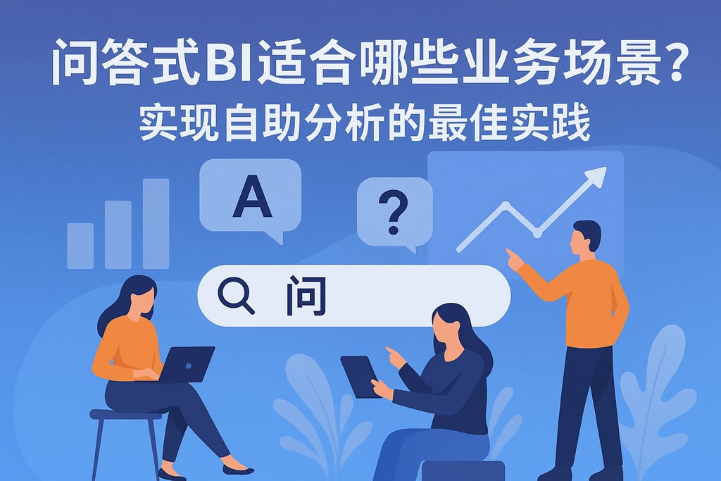 问答式BI适合哪些业务场景？实现自助分析的最佳实践