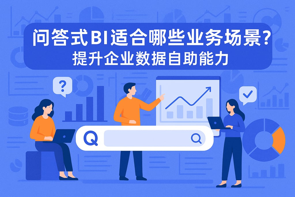 问答式BI适合哪些业务场景？提升企业数据自助能力