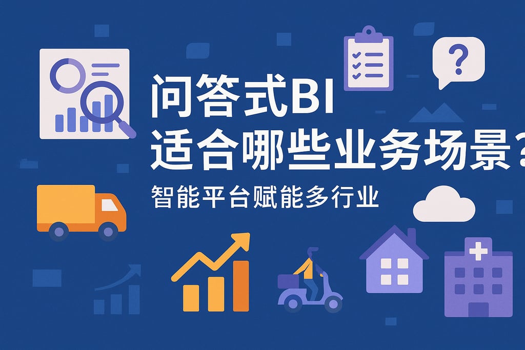 问答式BI适合哪些业务场景？智能平台赋能多行业