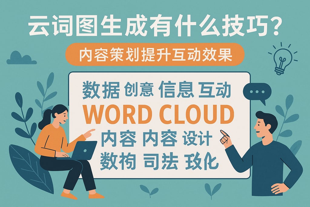 云词图生成有什么技巧？内容策划提升互动效果