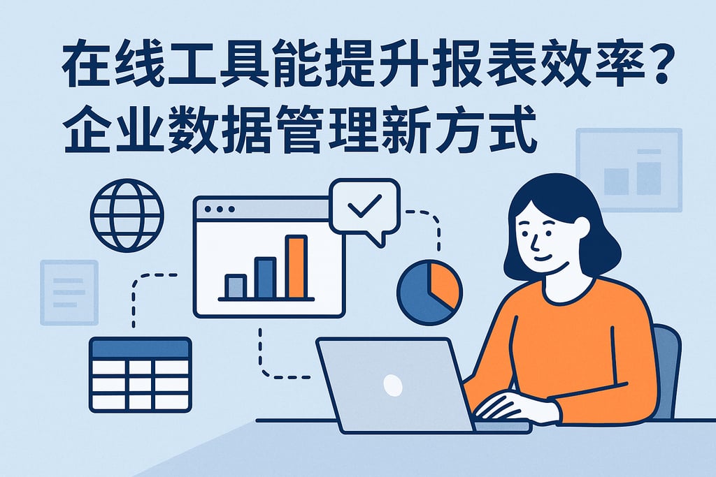 在线工具能提升报表效率吗？企业数据管理新方式