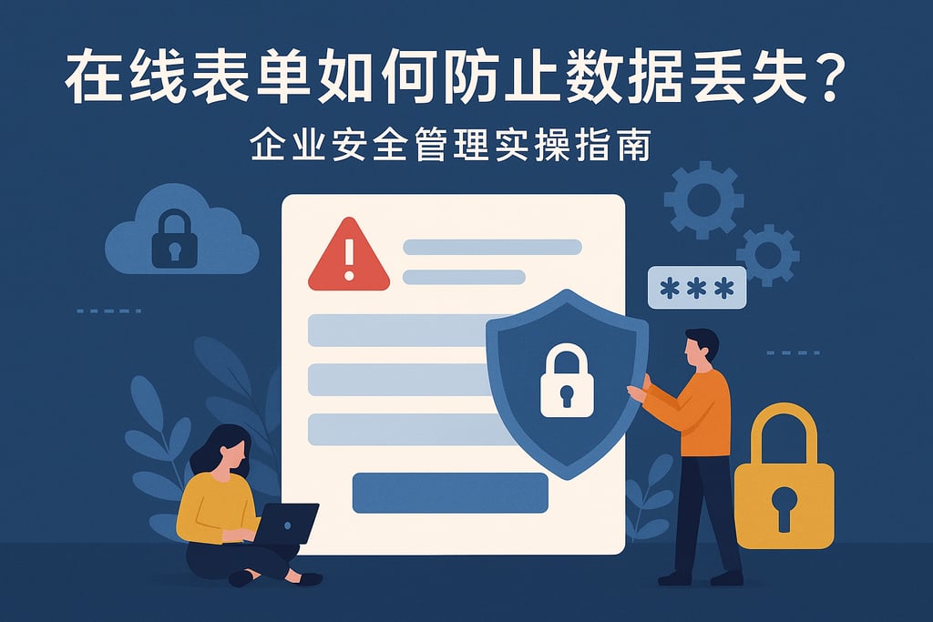 在线表单如何防止数据丢失？企业安全管理实操指南