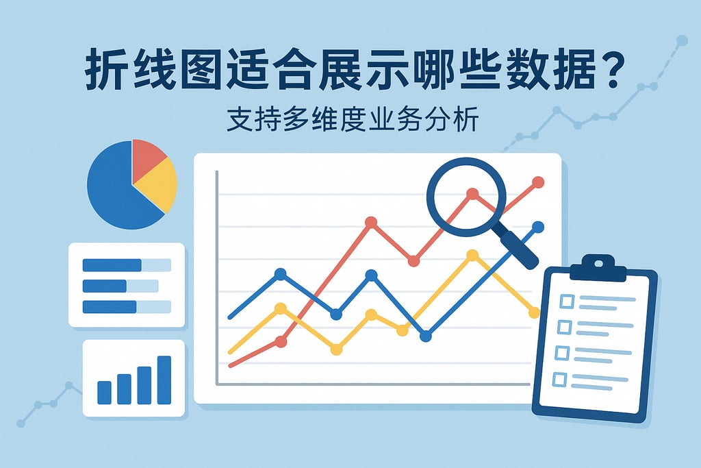 折线图适合展示哪些数据？支持多维度业务分析