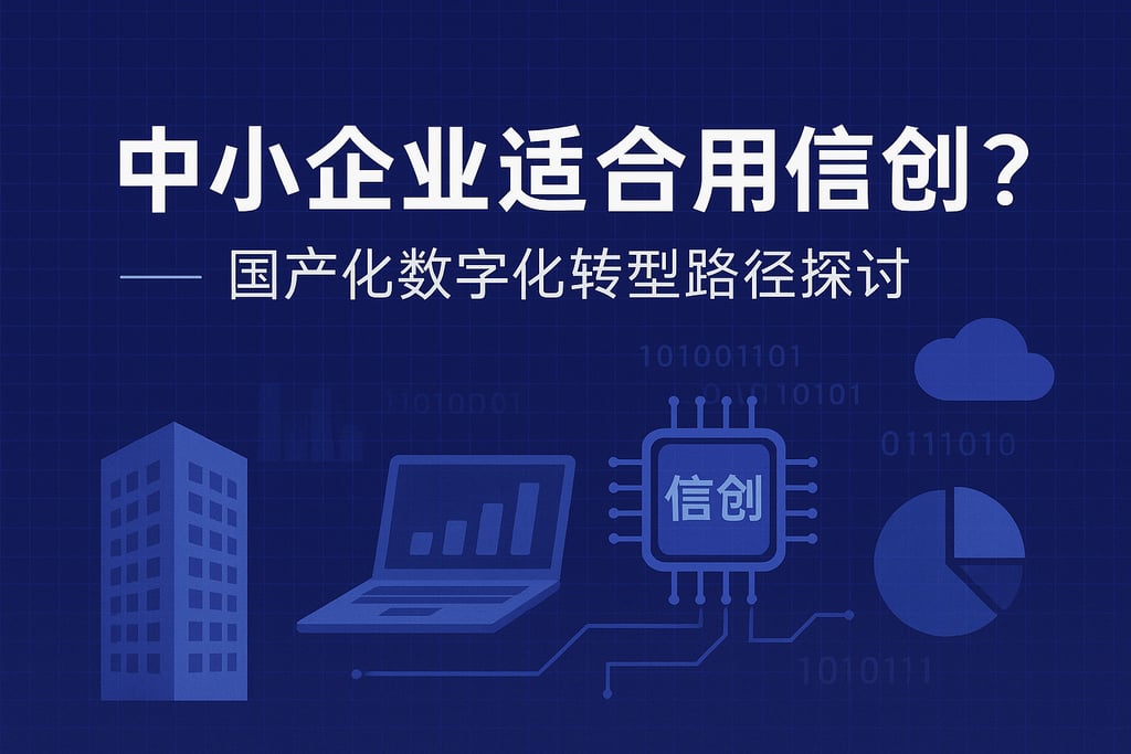 中小企业适合用信创吗？国产化数字化转型路径探讨
