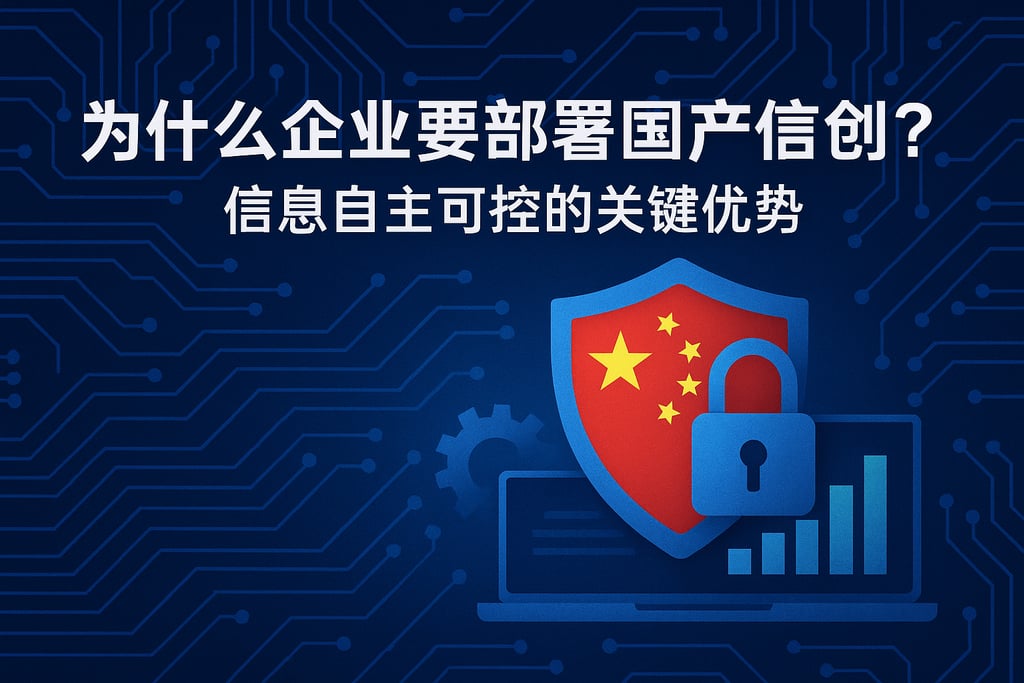 为什么企业要部署国产信创？信息自主可控的关键优势