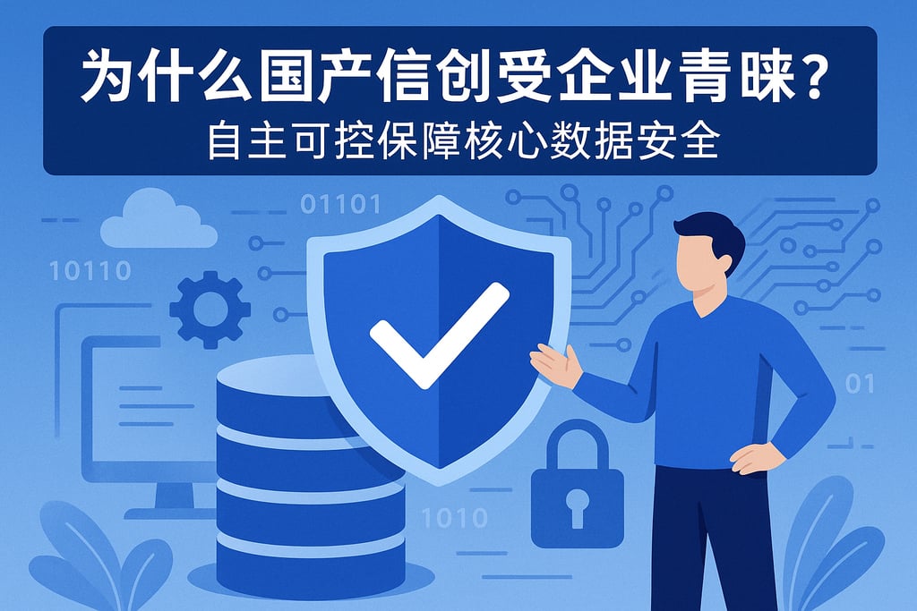 为什么国产信创受企业青睐？自主可控保障核心数据安全