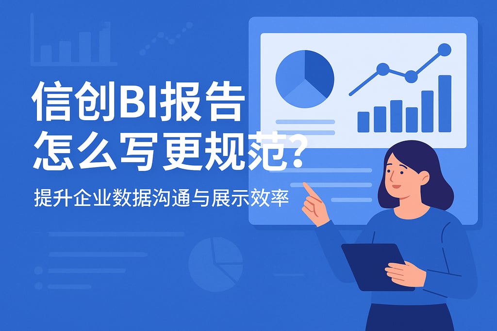 信创BI报告怎么写更规范？提升企业数据沟通与展示效率