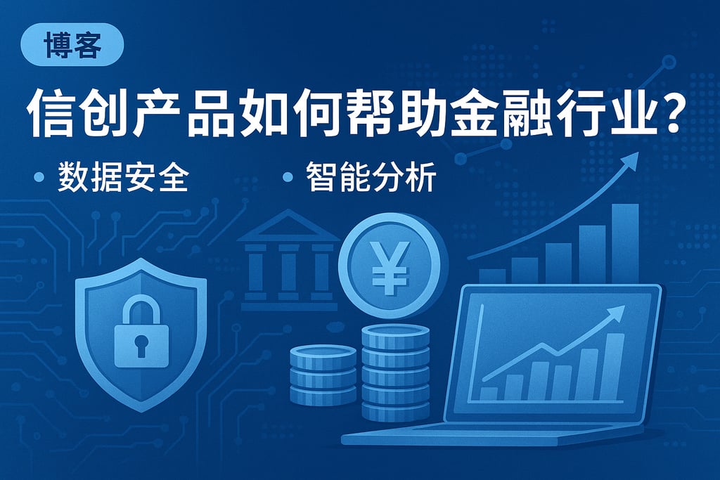 信创产品如何帮助金融行业？数据安全与智能分析