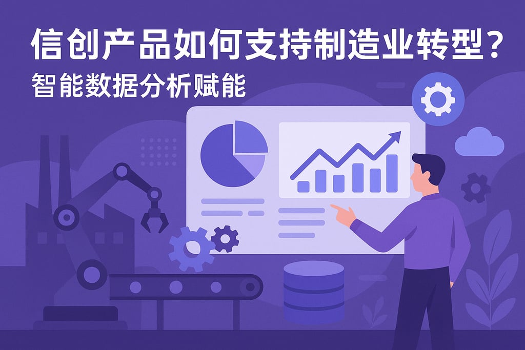 信创产品如何支持制造业转型？智能数据分析赋能