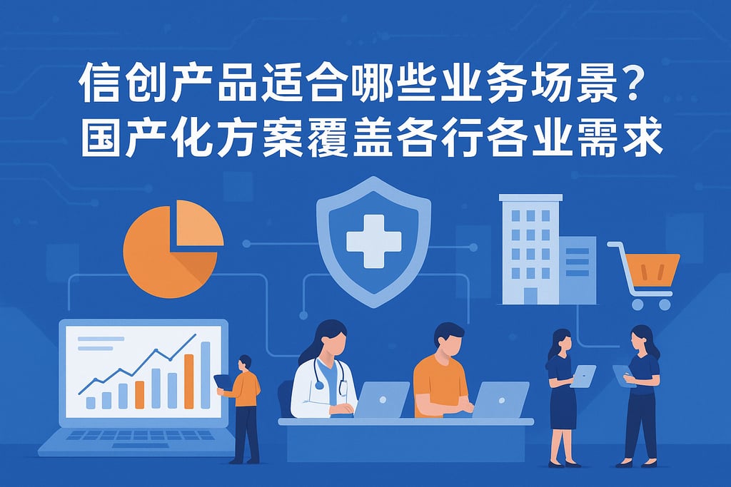 信创产品适合哪些业务场景？国产化方案覆盖各行各业需求。