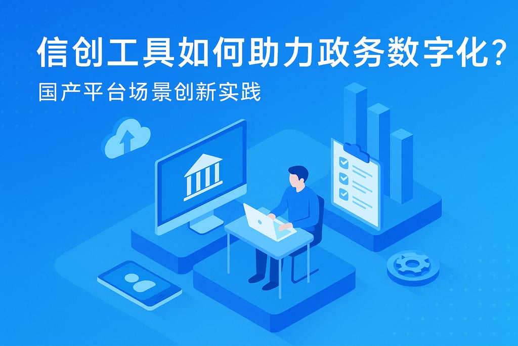 信创工具如何助力政务数字化？国产平台场景创新实践