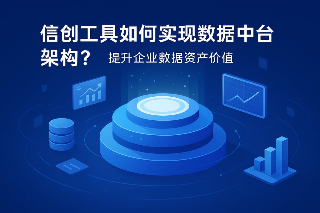信创工具如何实现数据中台架构？提升企业数据资产价值