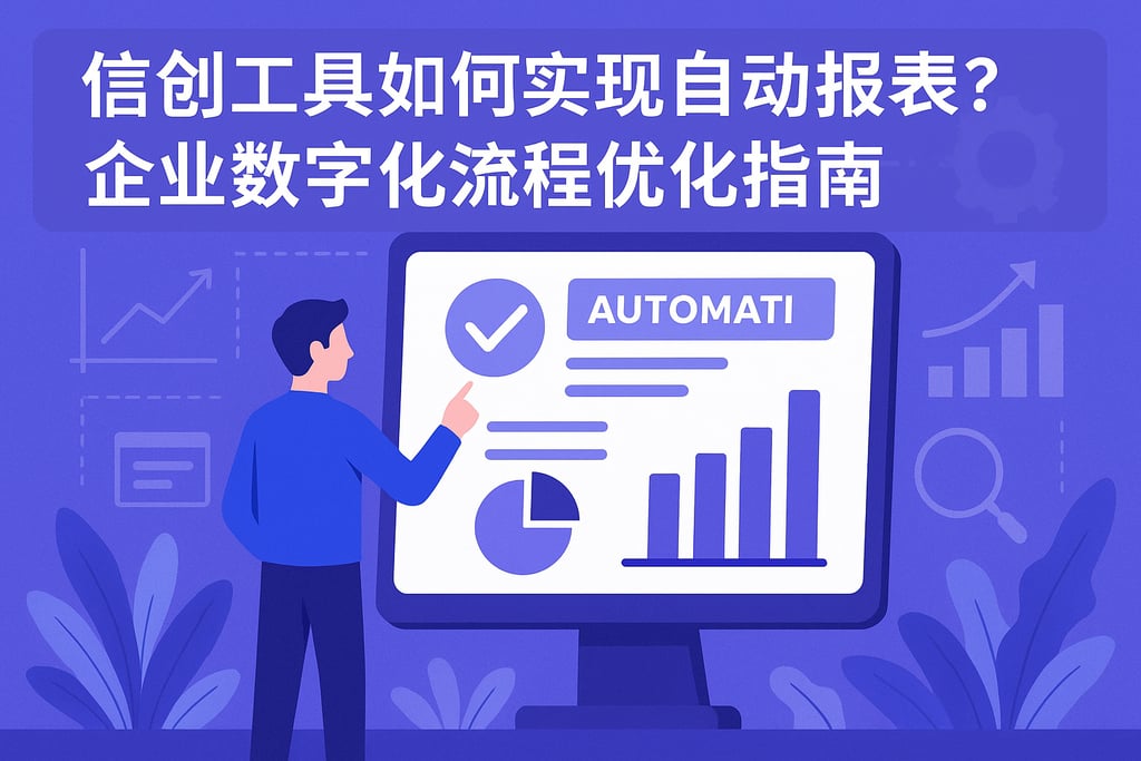 信创工具如何实现自动报表？企业数字化流程优化指南