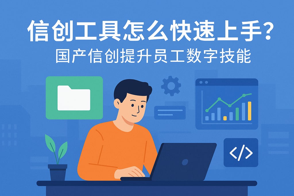 信创工具怎么快速上手？国产信创提升员工数字技能