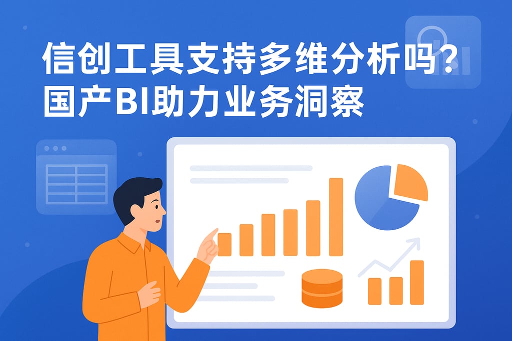 信创工具支持多维分析吗？国产BI助力业务洞察