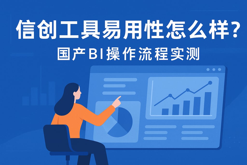 信创工具易用性怎么样？国产BI操作流程实测
