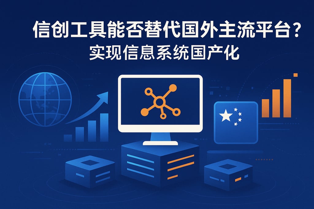 信创工具能否替代国外主流平台？实现信息系统国产化