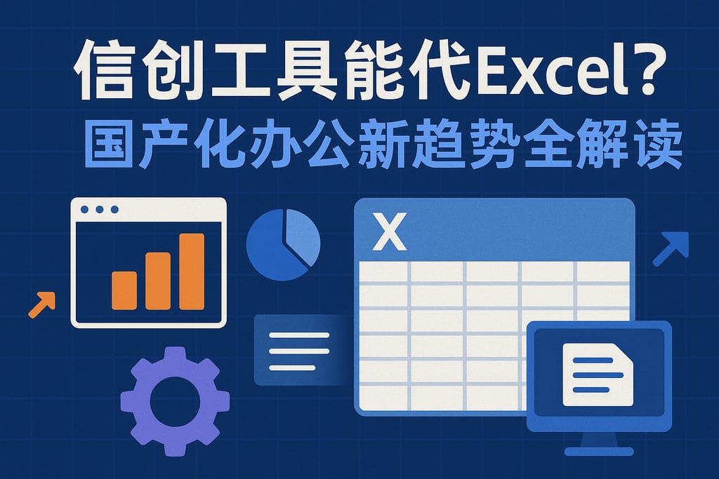信创工具能替代Excel吗？国产化办公新趋势全解读