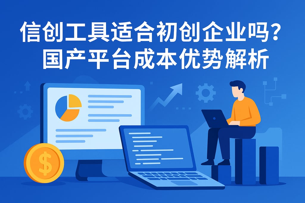 信创工具适合初创企业吗？国产平台成本优势解析