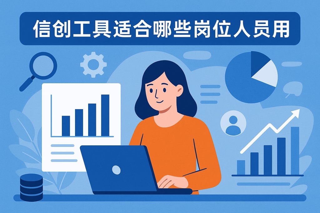 信创工具适合哪些岗位人员使用？助力各级业务数据分析