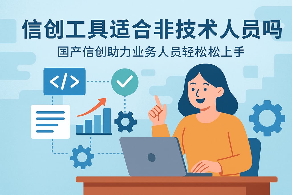 信创工具适合非技术人员吗？国产信创助力业务人员轻松上手