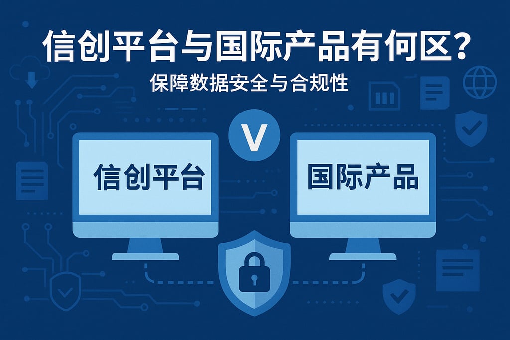 信创平台与国际产品有何区别？保障数据安全与合规性