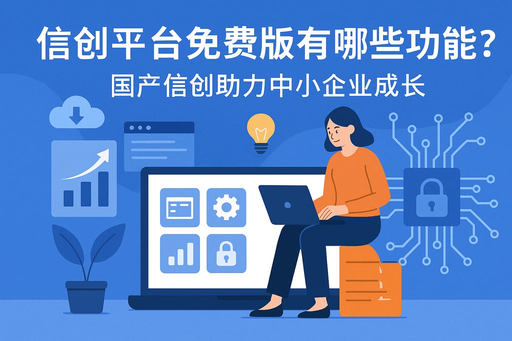 信创平台免费版有哪些功能？国产信创助力中小企业成长