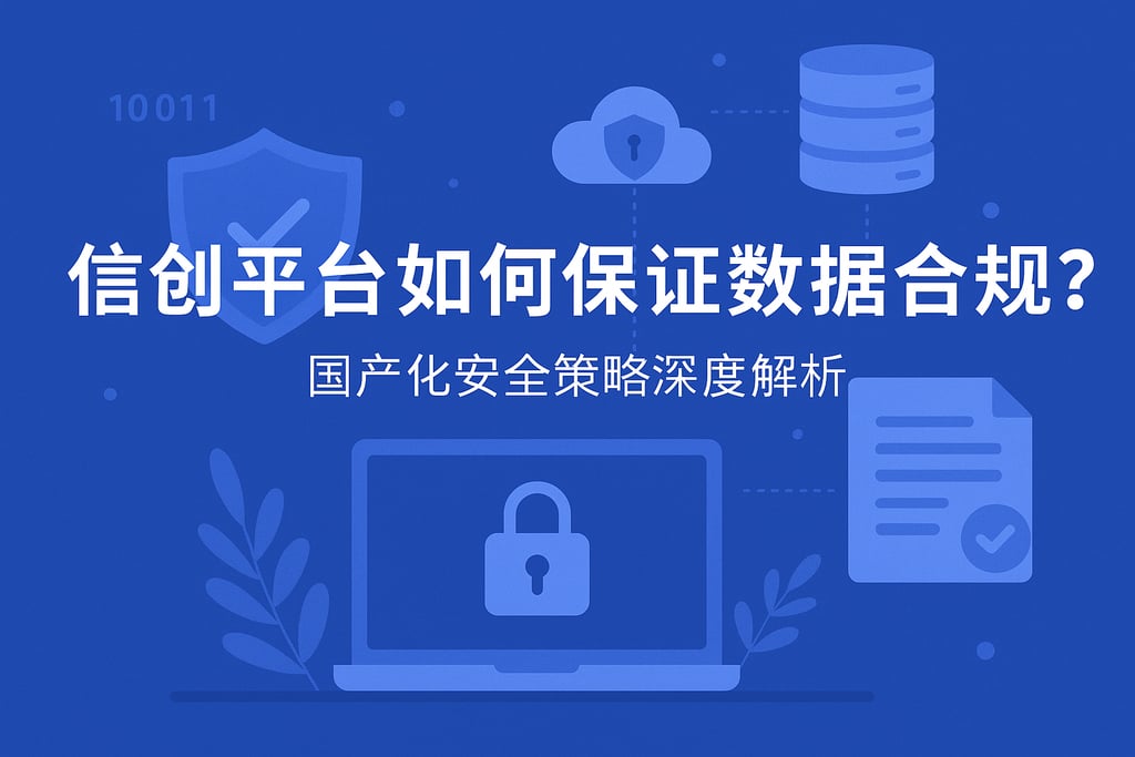 信创平台如何保证数据合规？国产化安全策略深度解析