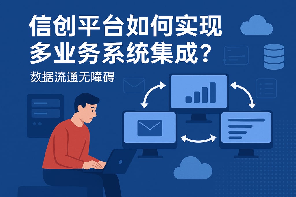 信创平台如何实现多业务系统集成？数据流通无障碍