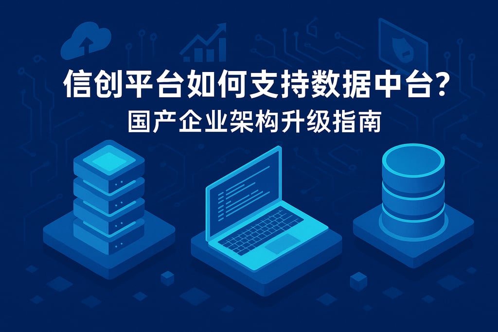 信创平台如何支持数据中台？国产企业架构升级指南