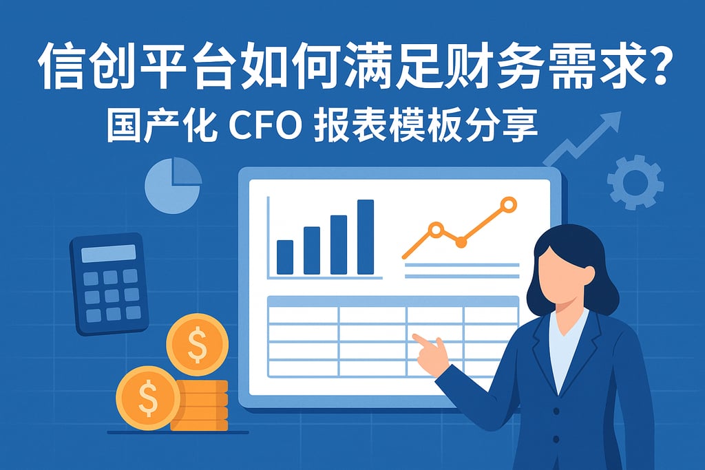 信创平台如何满足财务需求？国产化CFO报表模板分享