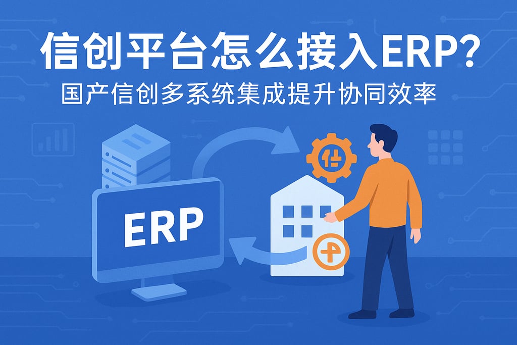 信创平台怎么接入ERP？国产信创多系统集成提升协同效率