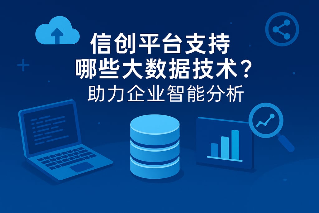 信创平台支持哪些大数据技术？助力企业智能分析
