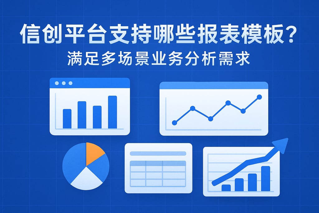 信创平台支持哪些报表模板？满足多场景业务分析需求