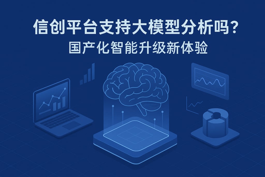 信创平台支持大模型分析吗？国产化智能升级新体验
