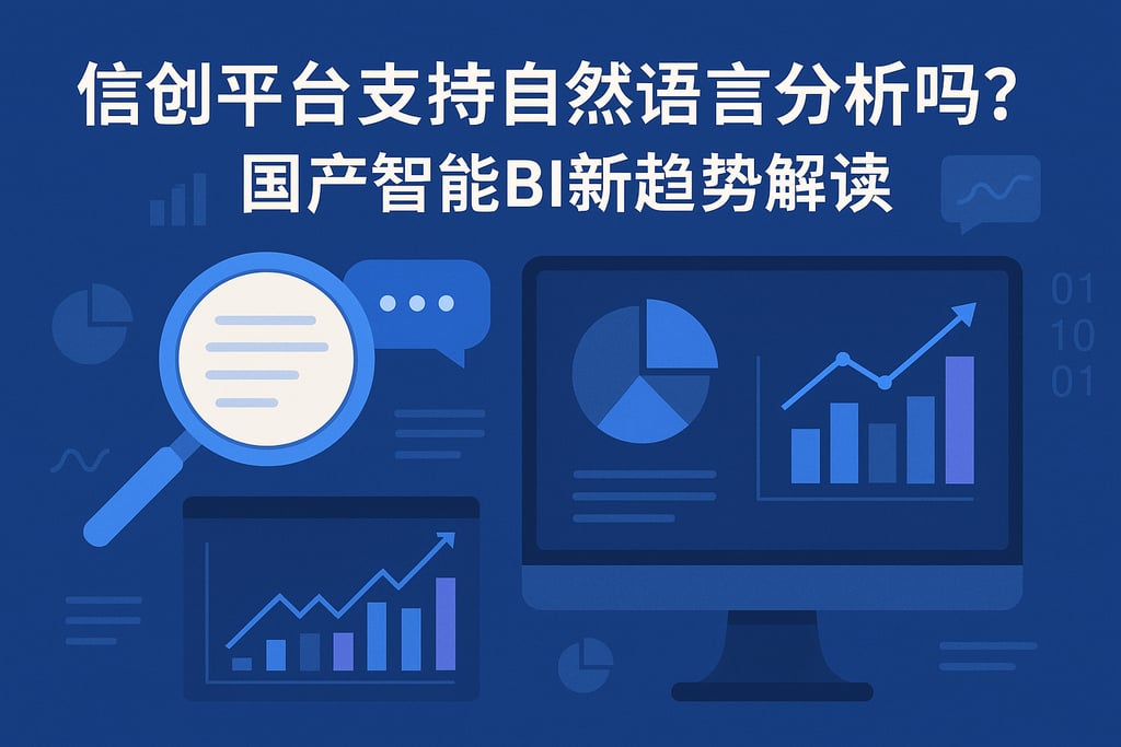 信创平台支持自然语言分析吗？国产智能BI新趋势解读