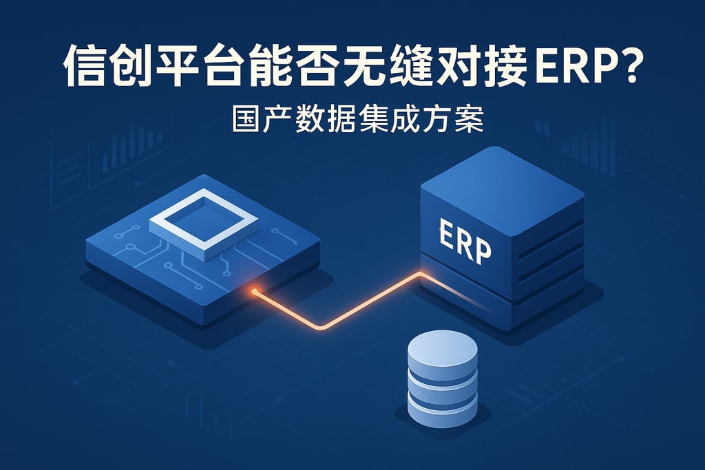 信创平台能否无缝对接ERP？国产数据集成方案